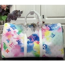 루이비통 LOUIS VUITTON 2021 SS 워터컬러 수채화 반둘리에 키폴 50 M45758 커스텀급