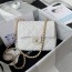 샤넬 CHANEL 2021 SS 큐빅 CC로고 트위드 화이트 미니 플랩백 커스텀급