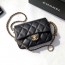 샤넬 CHANEL 2021 SS 마이 퍼펙트 캐비어 블랙 미니 플랩백 AS2855 커스텀급