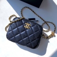 샤넬 CHANEL 2021 SS 마이 퍼펙트 캐비어 네이비 카메라백 AS2856 커스텀급