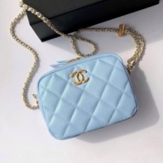 샤넬 CHANEL 2021 SS 마이 퍼펙트 캐비어 민트 카메라백 AS2856 커스텀급