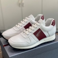 프라다 PRADA 2021 SS 투톤 각인로고 레더 남성 슈즈 커스텀급