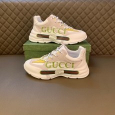 구찌 GUCCI 2021 SS 투톤 띠로고 화이트 남성 슈즈 커스텀급