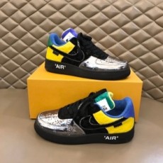 루이비통 LOUIS VUITTON 2021 SS 오프화이트 콜라보 투톤 남성 슈즈 커스텀급