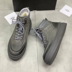 어그 UGG 2021 SS 스웨이드 스티치 하이탑 그레이 남성 슈즈 커스텀급