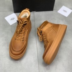 어그 UGG 2021 SS 스웨이드 스티치 하이탑 카멜 남성 슈즈 커스텀급