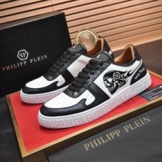 필립플레인 PHILIPP PLEIN  2021 SS 캐릭터 투톤 블랙 남성 슈즈 커스텀급