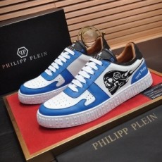 필립플레인 PHILIPP PLEIN  2021 SS 캐릭터 투톤 블루 남성 슈즈 커스텀급