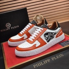 필립플레인 PHILIPP PLEIN  2021 SS 캐릭터 투톤 오렌지 남성 슈즈 커스텀급