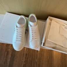 알렉산더 맥퀸 ALEXANDER MCQUEEN 2021 SS 오버솔 업뎃버젼 옐로우그린 커플 슈즈 커스텀급