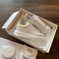 알렉산더 맥퀸 ALEXANDER MCQUEEN 2021 SS 오버솔 업뎃버젼 화이트텝 커플 슈즈 커스텀급