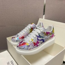 알렉산더 맥퀸 ALEXANDER MCQUEEN 2021 SS 오버솔 업뎃버젼 캐릭터 그레이 커플 슈즈 커스텀급