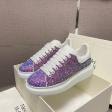 알렉산더 맥퀸 ALEXANDER MCQUEEN 2021 SS 오버솔 업뎃버젼 펄 보라 커플 슈즈 커스텀급