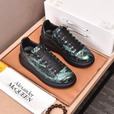 알렉산더 맥퀸 ALEXANDER MCQUEEN 2021 SS 오버솔 업뎃버젼 캐릭터 각인 그린 커플 슈즈 커스텀급