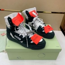 오프화이트 OFF-WHITE 2021 SS 캐릭터 투톤 하이 탑 커플 슈즈 커스텀급