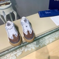 디올 DIOR 2021 SS 캐릭터 투톤 뱀피브라운 커플 슈즈 커스텀급