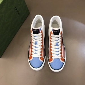 구찌 GUCCI 2021 SS 캐릭터 투톤 시마라인 민트핑크 하이탑 커플 슈즈 커스텀급