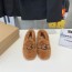 어그 UGG 2021 SS 캐릭터 로고 양털 카멜 여성 슈즈 커스텀급