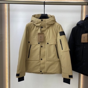 버버리 BURBERRY 2021 SS 패치로고 후드 포켓 베이지 남성 패딩 커스텀급
