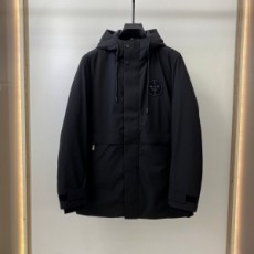 알마니 ARMANI 2021 SS 패치로고 후드 지퍼 남성 패딩 커스텀급
