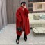 막스마라 MAXMARA 2021 SS 캐시미어 레드 여성 롱코트 커스텀급