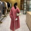 막스마라 MAXMARA 2021 SS 캐시미어 인디핑크 여성 롱코트 커스텀급