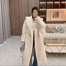 막스마라 MAXMARA 2021 SS 캐시미어 아이보리 여성 롱코트 커스텀급