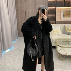 막스마라 MAXMARA 2021 SS 캐시미어 블랙 여성 롱코트 커스텀급