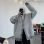 아크네 ACNE 2021 SS 캐시미어 포켓 그레이 여성 니트 가디건 커스텀급