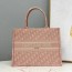 디올 DIOR 2021 SS 오블리크 핑크 여성 미듐 북 토트백 미러급