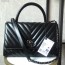 샤넬 CHANEL 2021 SS 쉐브론 블랙로고 블랙 코코 핸들백 여성 토트백 92991 커스텀급