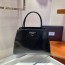 프라다 PRADA 2021 SS 브러시브레더 블랙 여성 토트백 커스텀급