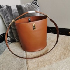 셀린느 CELINE 2021 SS 수플 버킷 16 카멜 여성 크로스백 커스텀급