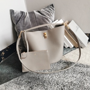 셀린느 CELINE 2021 SS 수플 버킷 16 그레이 여성 크로스백 커스텀급