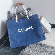 셀린느 CELINE 2021 SS 스퀘어드 데님 카바스 여성 숄더백 192172 커스텀급