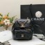 샤넬 CHANEL 2021 SS 퀄팅 카프스킨 포켓 블랙 여성 체인 백팩 커스텀