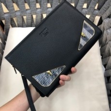 펜디 FENDI 2021 SS 몬스터 각인로고 지퍼 남성 클러치백 커스텀