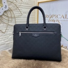 구찌 GUCCI 2021 SS 시마라인 블랙 패치 GG로고 지퍼 남성 서류가방 커스텀