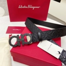 페레가모 FERRAGAMO 2021 SS 캐릭터 로고 금속버클 각인 남성 벨트 커스텀
