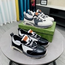 구찌 GUCCI 2021 SS 스티치 투톤 패치 남성 슈즈 커스텀