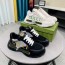 구찌 GUCCI 2021 SS 띠로고 투톤 스웨이드 남성 슈즈 커스텀