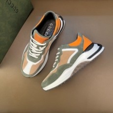 구찌 GUCCI 2021 SS 스웨이드 투톤 패치 남성 슈즈 커스텀