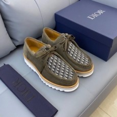 디올 DIOR 2021 SS 스웨이드 캐릭터 투톤 카키 남성 슈즈 커스텀