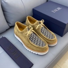 디올 DIOR 2021 SS 스웨이드 캐릭터 투톤 카멜 남성 슈즈 커스텀