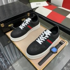구찌 GUCCI 2021 SS 쟈가드 캐릭터 삼선 레더 블랙 남성 슈즈 커스텀