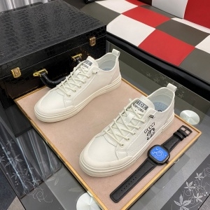 구찌 GUCCI 2021 SS 캐릭터 로고 화이트 레더 남성 슈즈 커스텀
