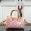 루이비통 LOUIS VUITTON 2022 SS 데님 자카드 나노 스피디 핑크 M81213 커스텀급