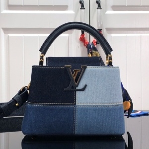 루이비통 LOUIS VUITTON 2022 SS 토뤼옹 카푸신 BB 카퓌신 토트백 블루 M59269 미러급