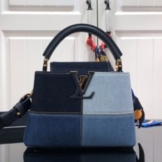 루이비통 LOUIS VUITTON 2022 SS 토뤼옹 카푸신 BB 카퓌신 토트백 블루 M59269 미러급