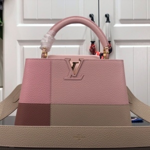루이비통 LOUIS VUITTON 2022 SS 토뤼옹 카푸신 스몰 카퓌신 토트백 핑크 M48865 미러급